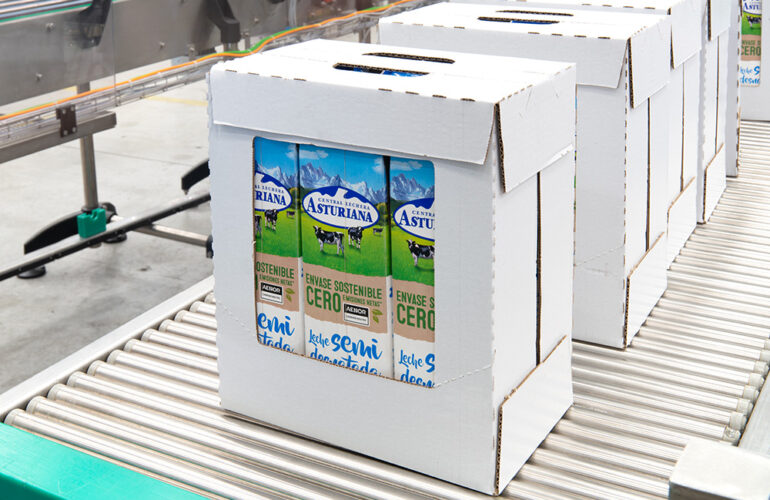 case-packing of beverage cartons